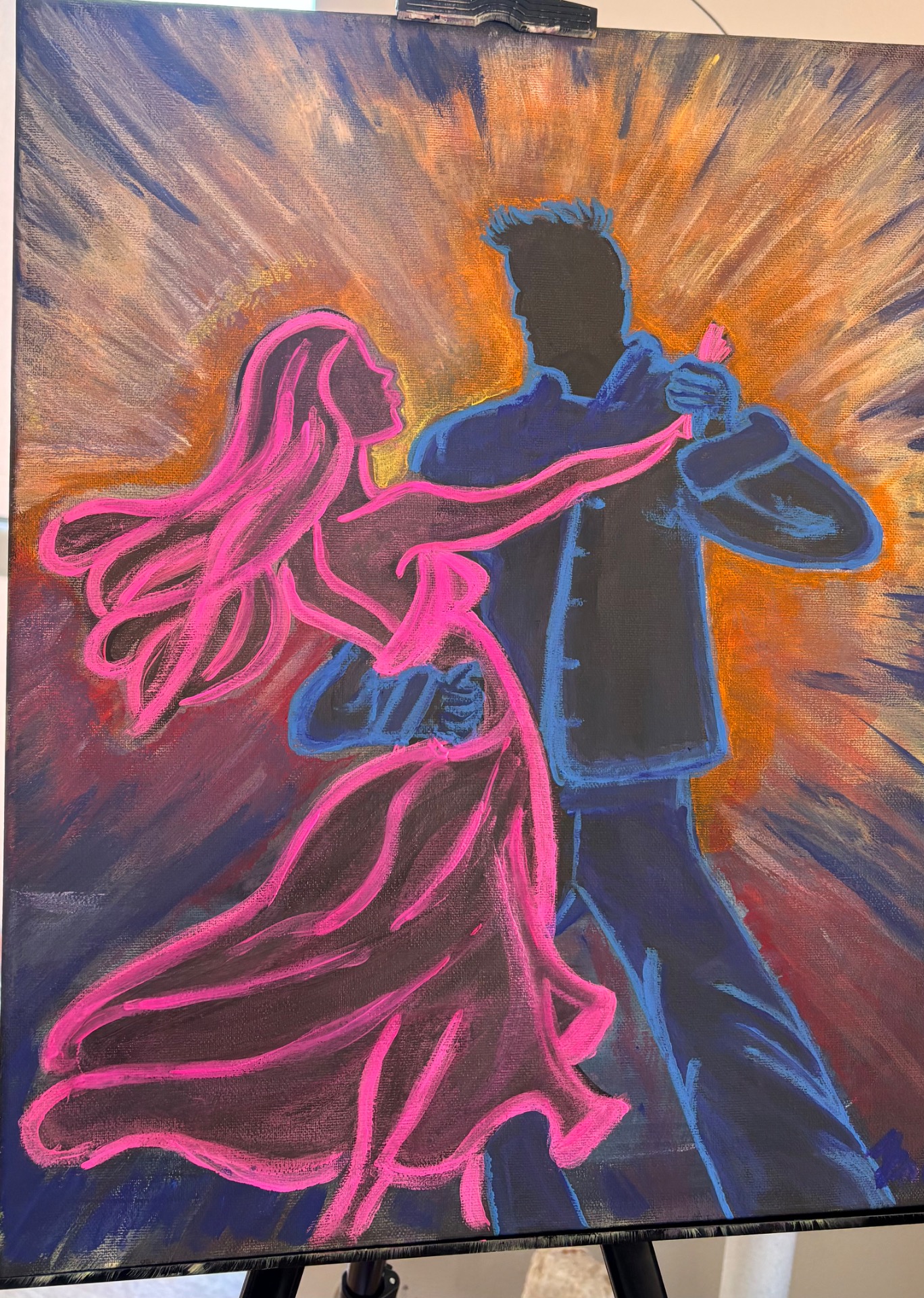 40 x 50 cm | akryl | obraz darován do soukromé sbírky